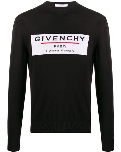 Givenchy Label Sweater - Black