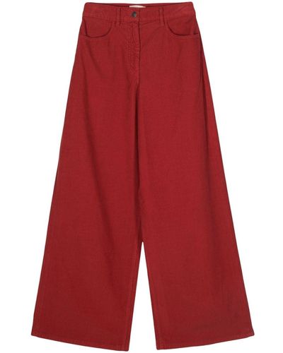 The Row Chan Corduroy Trousers - Red