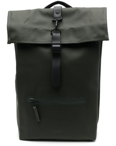 Rains W3 Rucksack mit Klappe - Schwarz