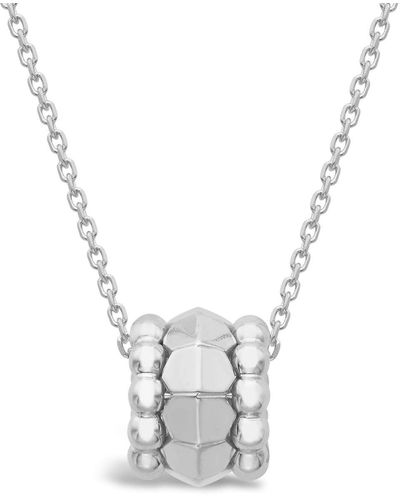 Pragnell 18kt White Gold Bohemia Peaked Hexagonal Necklace