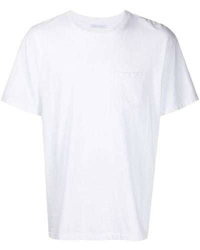 John Elliott Crew-neck Cotton T-shirt - White