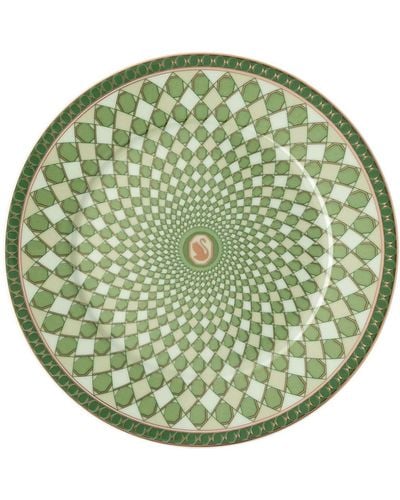 Swarovski Piatto Signum (18cm) - Verde