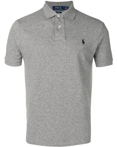 Polo Ralph Lauren Poloshirt mit Logo - Grau