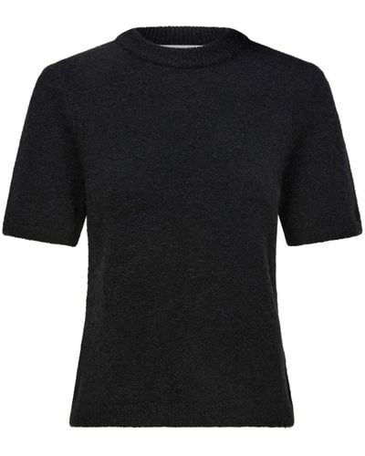 Rachel Gilbert T-shirt Castor en maille - Noir