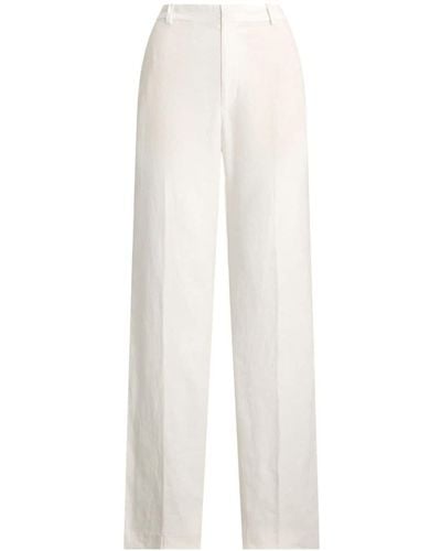 Polo Ralph Lauren Wide-leg Trousers - White