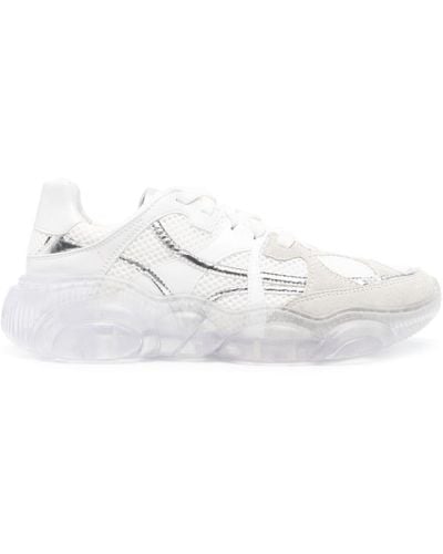 Moschino Chunky Lace-up Sneakers - White