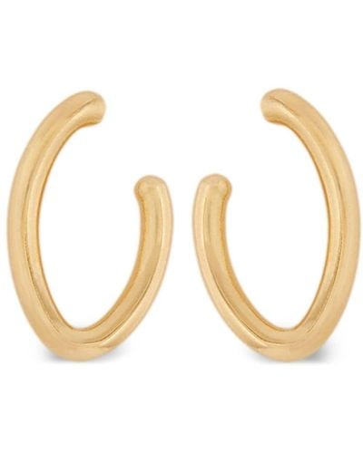 Oscar de la Renta O Hoop Earrings - Metallic