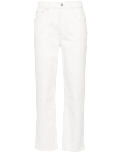 Claudie Pierlot High-rise Straight-leg Jeans - White
