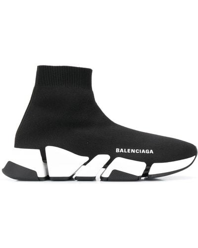 Balenciaga &ホワイト Triple S スニーカー - ブラック