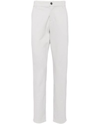 PAIGE Stafford Straight-leg Trousers - White