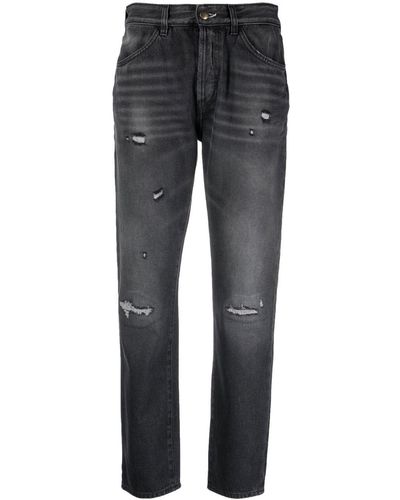 Washington DEE-CEE U.S.A. Ripped Slim-cut Jeans - Grey