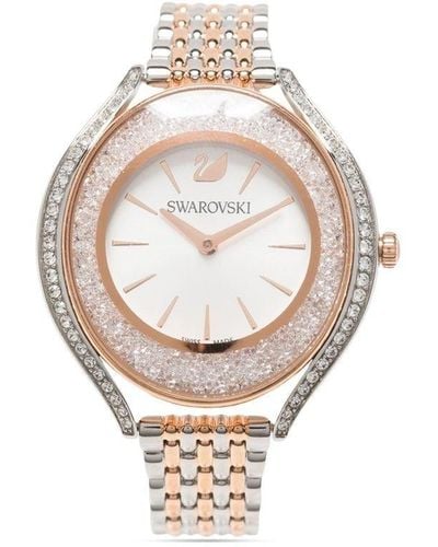 Swarovski Reloj Crystalline Aura de 35mm - Blanco