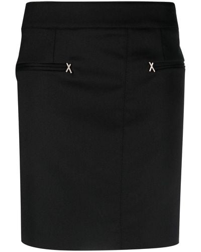 Genny Crystal-embellished Detail Skirt - Black