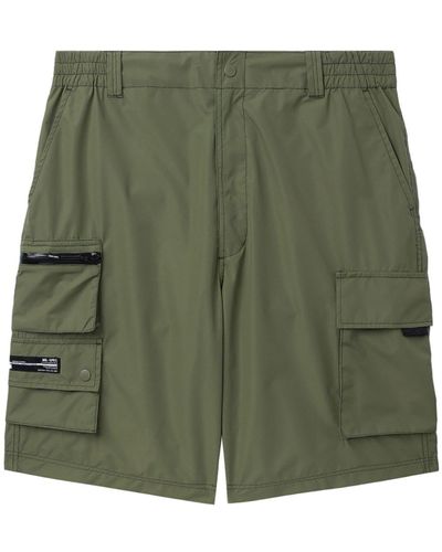Izzue Elasticated Cargo Shorts - Green