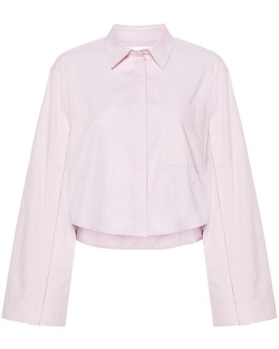 Victoria Beckham クロップドシャツ - ピンク