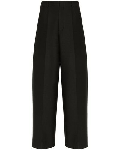 Valentino Garavani Crepe Couture Tailored Trousers - Black