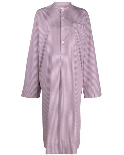 Birkenstock X Tekla Organic Cotton Nightdress - Purple