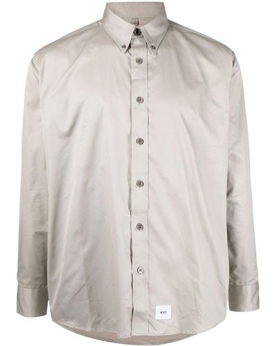 WTAPS Button-down Overhemd - Grijs