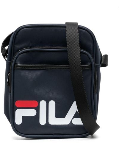 Fila Logo-print Messenger Bag - Black