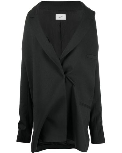 Coperni シングルブレスト ジャケットドレス - ブラック