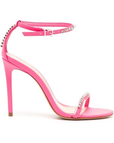 SCHUTZ SHOES Sandalen mit Kristallen 110mm - Pink
