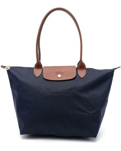 Longchamp Large Le Pliage Shopping Bag - Blauw