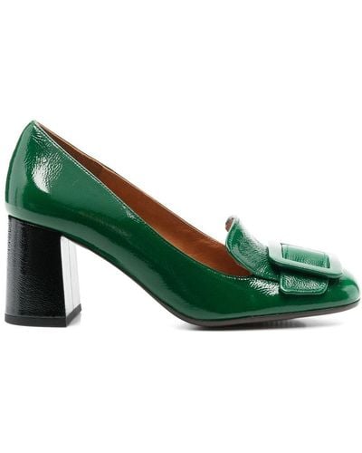 Chie Mihara Pema 60mm Leather Pumps - Green