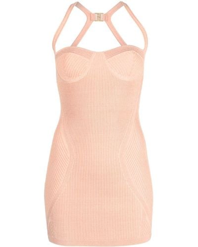 retroféte Sumner Knitted Mini Dress - Pink
