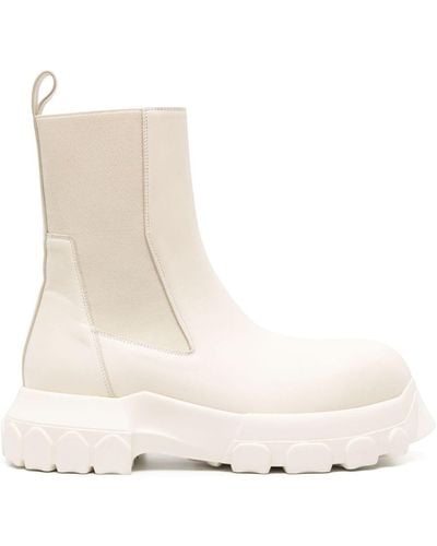 Rick Owens Beatle Bozo Tractor Boots - Natural