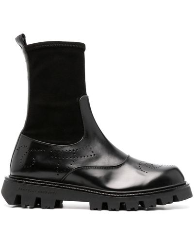 Fratelli Rossetti Stivaletti Leather Boots - Black