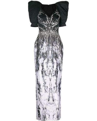 Saiid Kobeisy Sequin-embellished Gown - Black