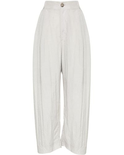 Lauren Manoogian Trace Palazzo Trousers - White