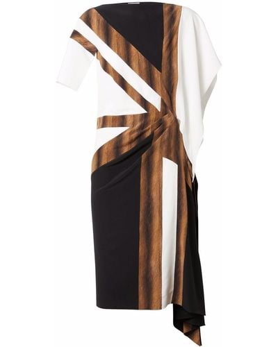 Burberry Kleid mit Print - Schwarz