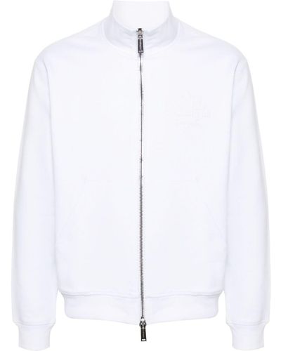 DSquared² Burbs Zip-up Sweatshirt - White