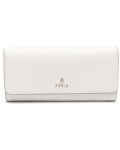 Furla Camelia Continental Leather Wallet - White