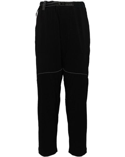 and wander Padded Tapered Trousers - Black