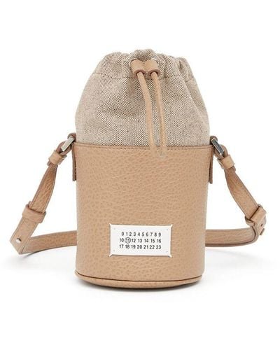Maison Margiela Mini 5ac Bucket Bag - Natural