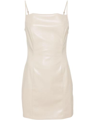 Nanushka Jorie Slip Minidress - Natural