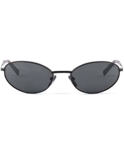 Prada Prada Pr A59s Oval Sunglasses - Gray