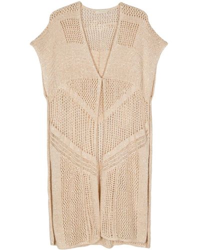 Mes Demoiselles Staria Open-knit Cardigan - Natural