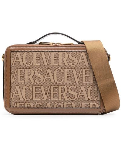 Versace Sacoche Allover - Marron