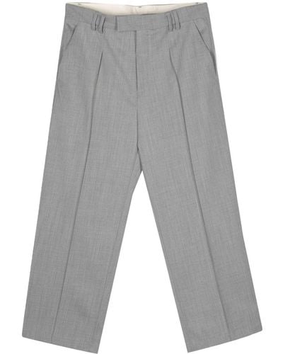 N°21 Straight-leg Cropped Trousers - Grey