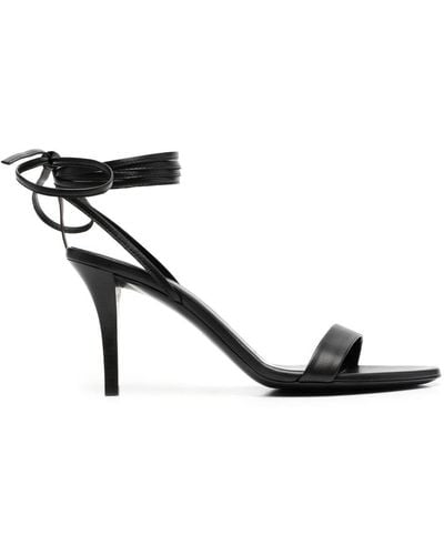 The Row 90mm Heeled Sandals - Black
