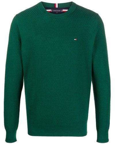Tommy Hilfiger Logo-patch Sweater - Green
