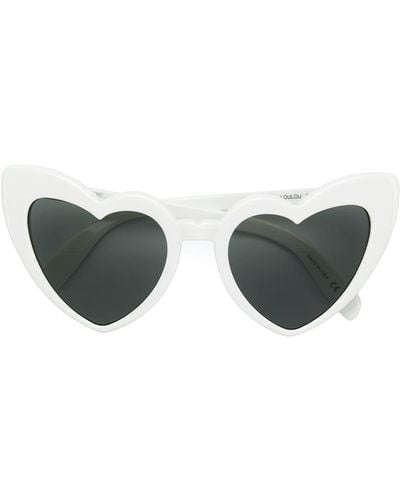 Saint Laurent New Wave 181 Loulou Sunglasses - Wit