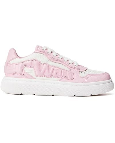 Alexander Wang Puff Leather Chunky Sneakers - Pink
