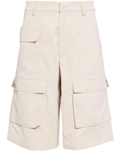 HELIOT EMIL Cellulae Cargo Shorts - Natural