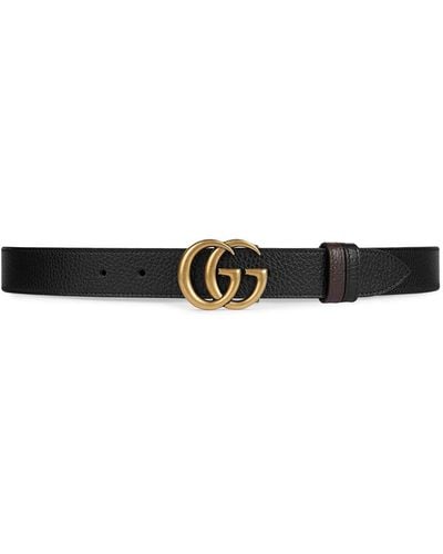Gucci GG Marmont Reversible Belt - Black