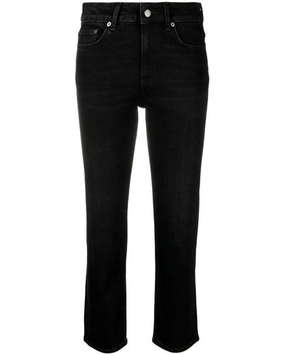 Filippa K Straight-leg Cropped Jeans - Black