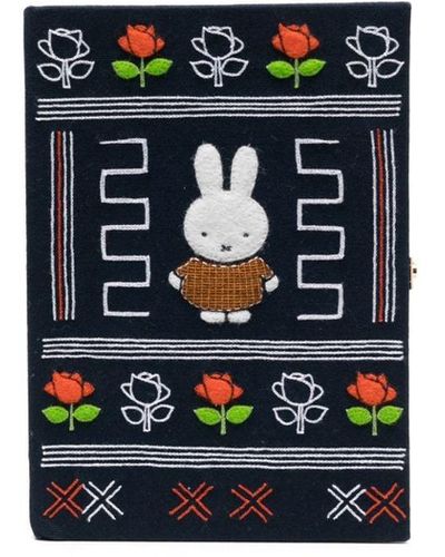 Olympia Le-Tan Clutch Miffy - Blu